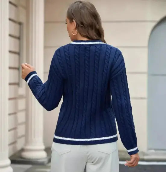 Elegante V-neck Sweater